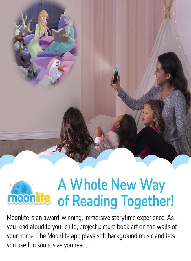 مونليت مجموعة قصص مونلايت ستوري تايم، 3 قصص، قصص ديزني فروزن، قصص رقمية لجهاز العرض، هدايا تعليمية مبكرة للأطفال من عمر سنة فما فوق - يُباع جهاز العرض بشكل منفصل - Image 3